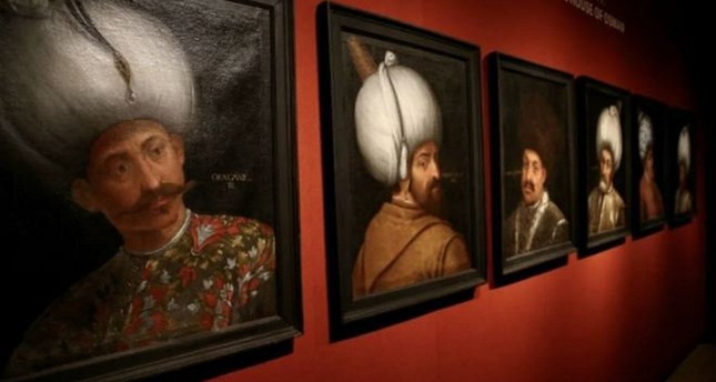 لوحات تمثل بعض سلاطين آل عثمان