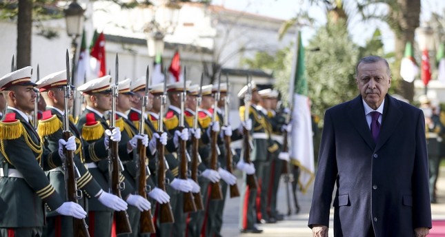 استقبال الرئيس التركي في الجزائر الأناضول