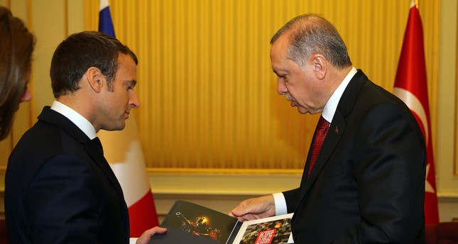 أردوغان ونظيره الفرنسي يتفقان على بذل جهود مشتركة لتهدئة الأوضاع بالقدس