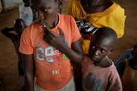 South Sudanese refugee children.