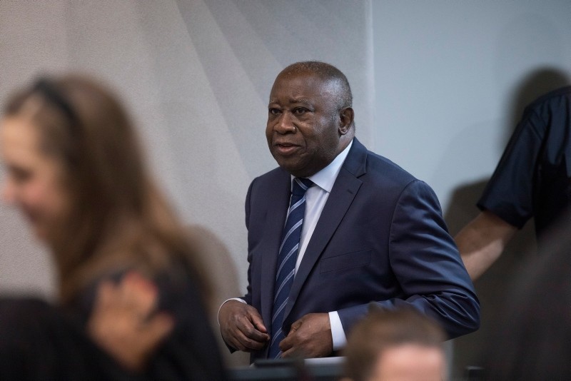 Former Ivory Coast President Laurent Gbagbo enters the courtroom of the International Criminal Court in The Hague, Netherlands, Tuesday, Jan. 15, 2019. (AP Photo)