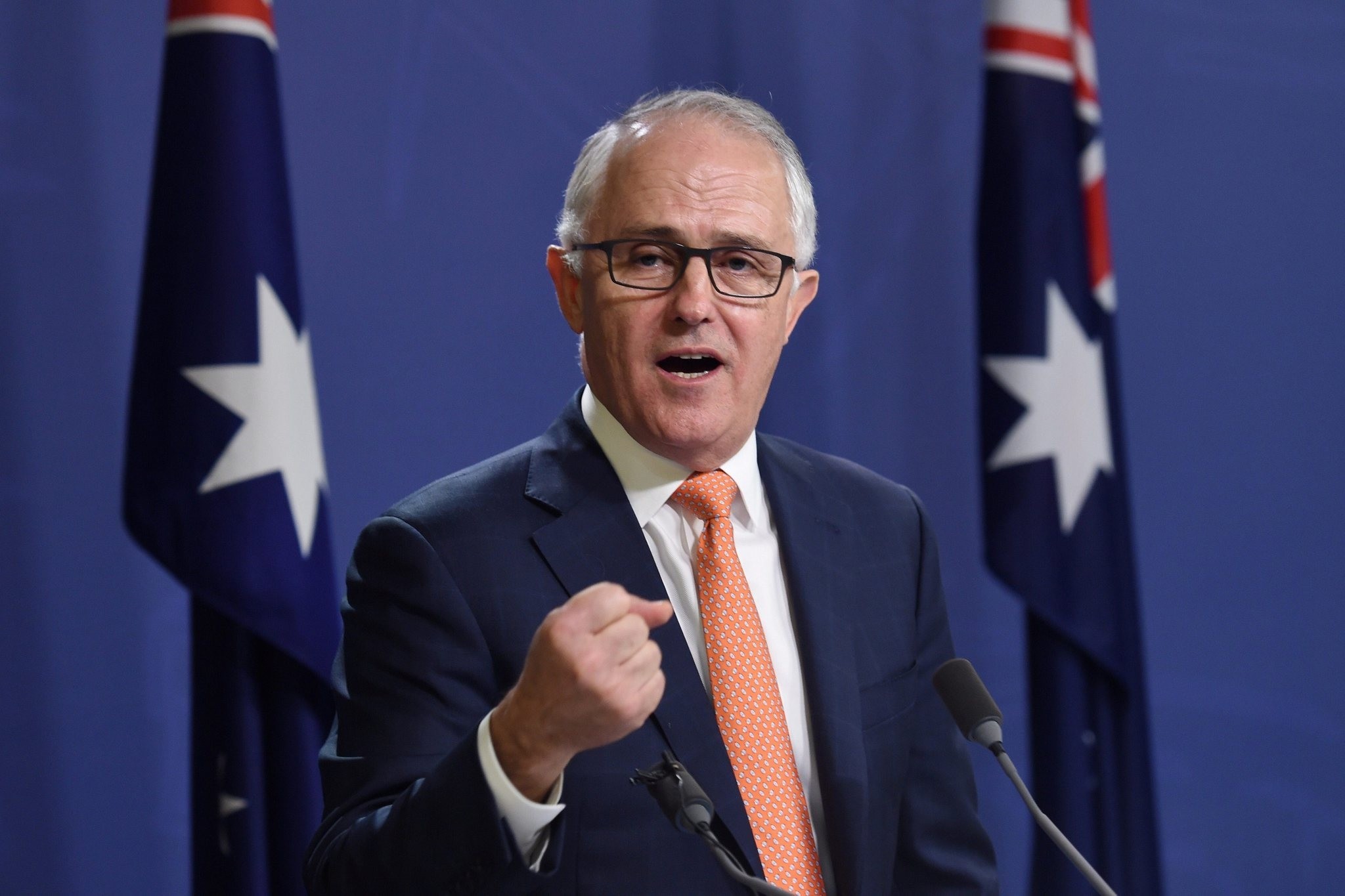 Australian Prime Minister Malcolm Turnbull speaks during a news conference in Sydney, Australia, July 10, 2016. (REUTERS Photo)