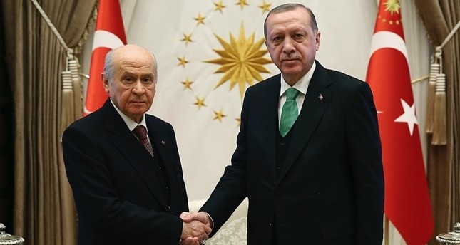 أردوغان وبهتشلي يدشنان تحالف الشعب لخوض الانتخابات الرئاسية المقبلة