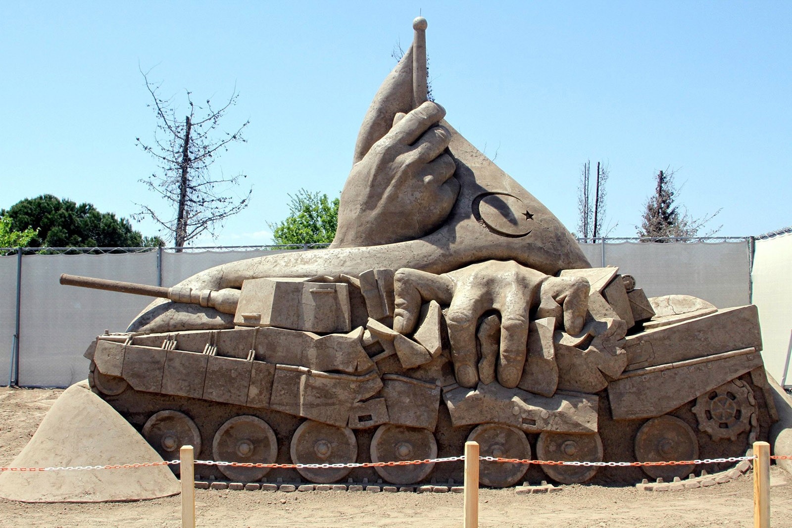 Sandskulptur-Festival in Antalya