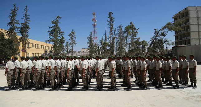 تخريج 450 شرطياً جديداً في مناطق درع الفرات