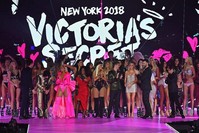 In this file photo taken on November 08, 2018 performers and models on the runway at the 2018 Victoria's Secret Fashion Show at Pier 94 in New York City. (AFP Photo)