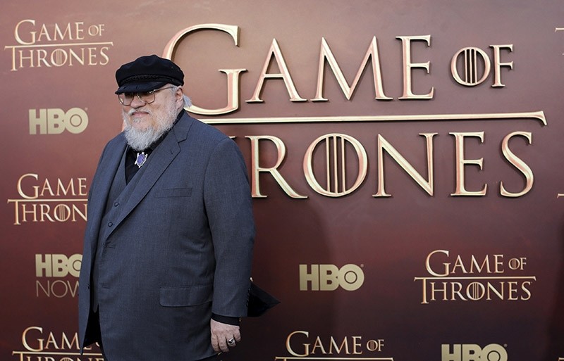 Co-executive producer George R.R. Martin arrives for the season premiere of HBO's ,Game of Thrones, in San Francisco, California March 23, 2015. (Reuters Photo)