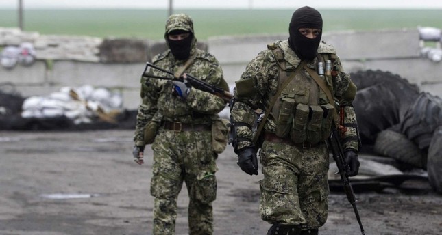 انفصاليون في شرق أوكرانيا من الأرشيف
