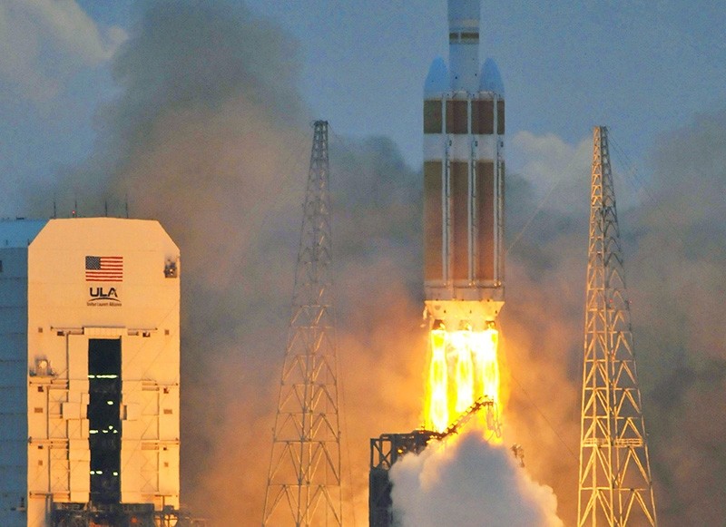 A Delta 4 rocket lifts off from from Cape Canaveral, Florida, on December 5, 2014 carrying NASA's Orion spacecraft on its first test flight (AFP File Photo)
