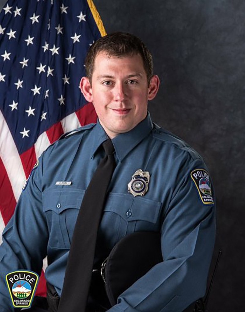 Photo of Officer Cem Du00fczel from the Colorado Springs Police Department.