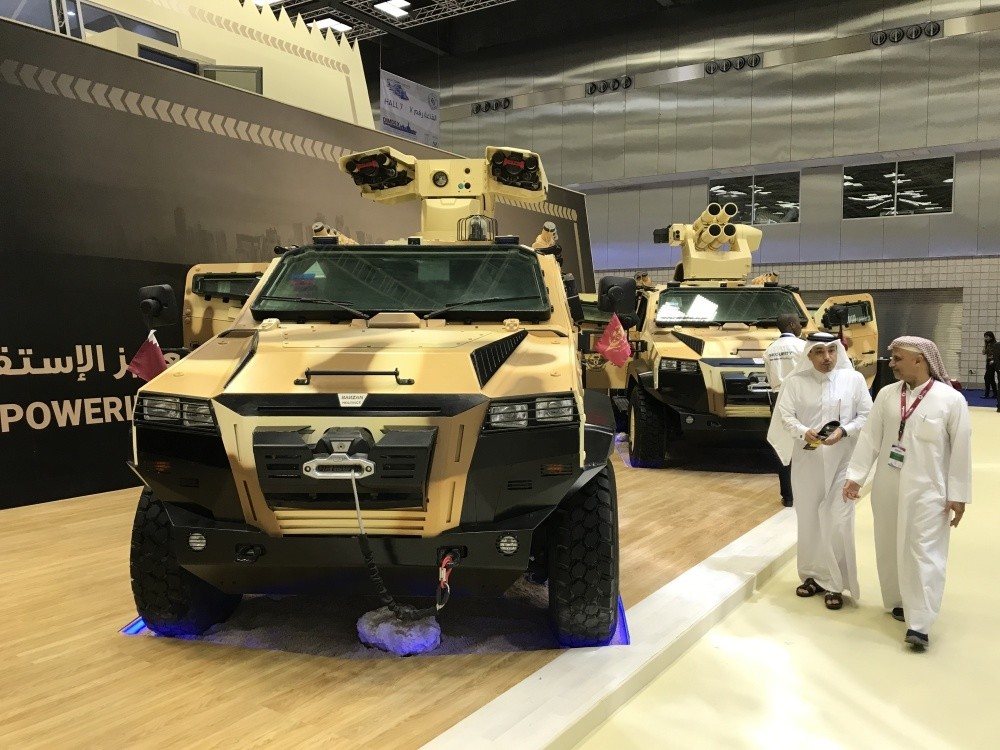 Nurol Makina signed a memorandum of understanding with Qatar's special forces to supply its NMS 4X4 armored vehicle (above), which was unveiled for the first time at DIMDEX 2018. 