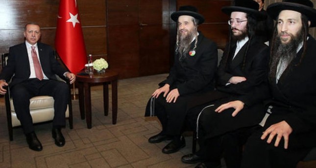 الرئيس التركي يستقبل وفداً من منظمة ناطوري كارتا اليهودية بلندن