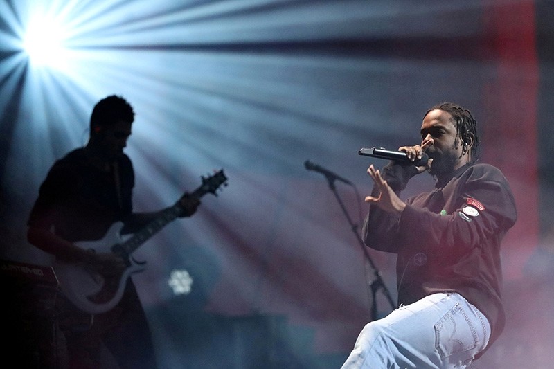 Kendrick Lamar performs at the Global Citizen Festival at Central Park in Manhattan, New York, U.S., September 24, 2016. (Reuters Photo)