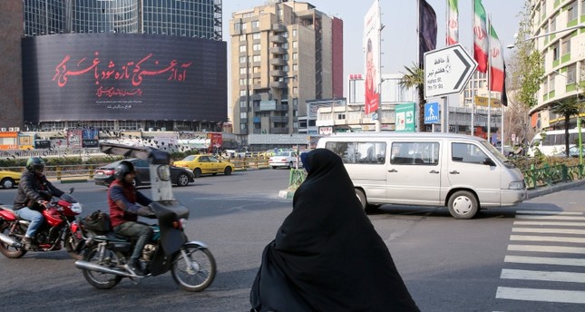 مشهد من العاصمة الإيرانية طهران الفرنسية
