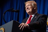 U.S. President Donald Trump speaks during the National Association of Realtors Legislative Meetings and Trade Expo in Washington, DC, on May 17, 2019. (AP Photo)