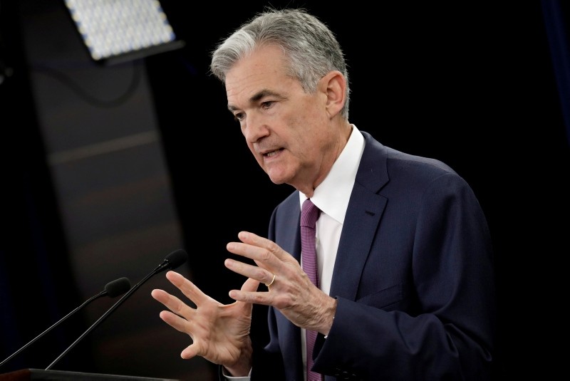 Fed Chairman Jerome Powell speaks at his news conference after the two-day meeting of the Federal Open Market Committee (FOMC) on interest rate policy in Washington, U.S., June 13, 2018. (Reuters Photo)