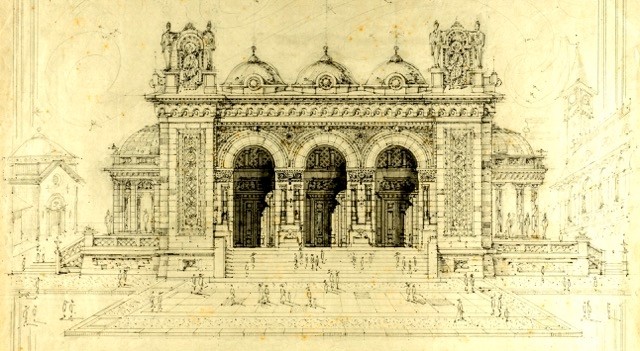 A sketch by Nazu0131mi Yaver Yenal.