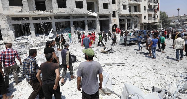 انفجار سيارة مفخخة في إدلب الأسبوع الماضي الفرنسية