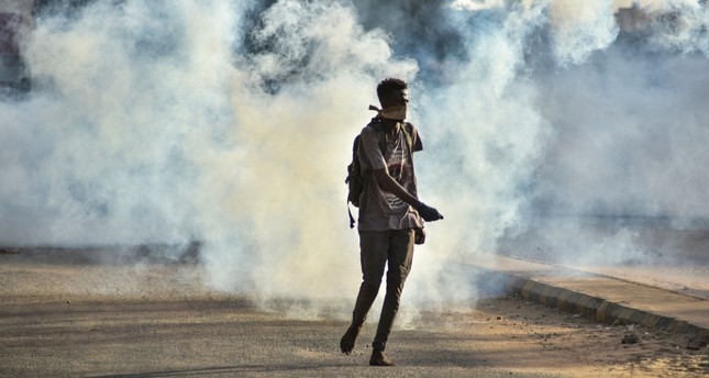 من الاحتجاجات على الانقلاب العسكري في السودان الفرنسية