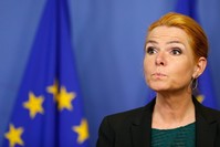 Danish Minister for Immigration, Integration and Housing Inger Stu00f8jberg during a press conference at the European Union Commission on Jan. 6, 2016.
