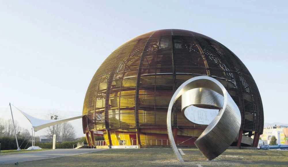 The headquarters of the European Organization for Nuclear Research (CERN), near Geneva.