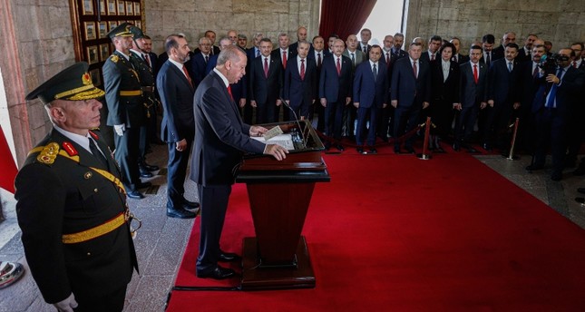 أردوغان: العالم رأى عزيمتنا في تدمير الممر الإرهابي على حدودنا