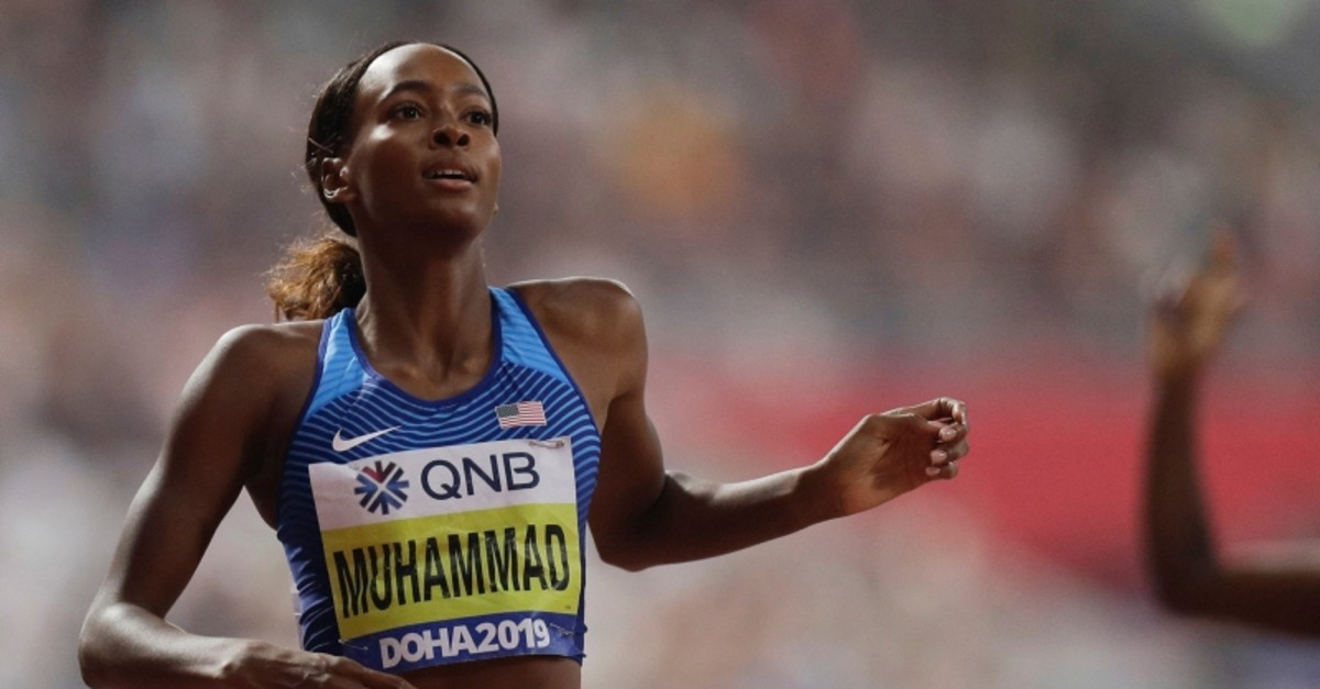 Us Athlete Dalilah Muhammad Breaks Own World Record To Win 400m Hurdles Daily Sabah