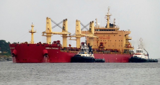 تظهر ناقلة البضائع Gibraltar Eagle قبالة كريستيانساند، النرويج، في 29-6-2023، وأعلن الحوثيون إطلاقهم صاروخًا أصاب السفينة المملوكة للولايات المتحدة في15-1-2024، قبالة ساحل اليمن في خليج عدن صورة: AP