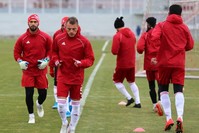 Sivasspor players during training, Sivas, Nov. 27, 2019. (AA Photo)