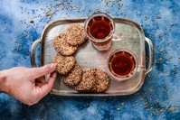 Photos taken by Keith Lane show Syrian chefs at a Savoring Syria event in Washington DC