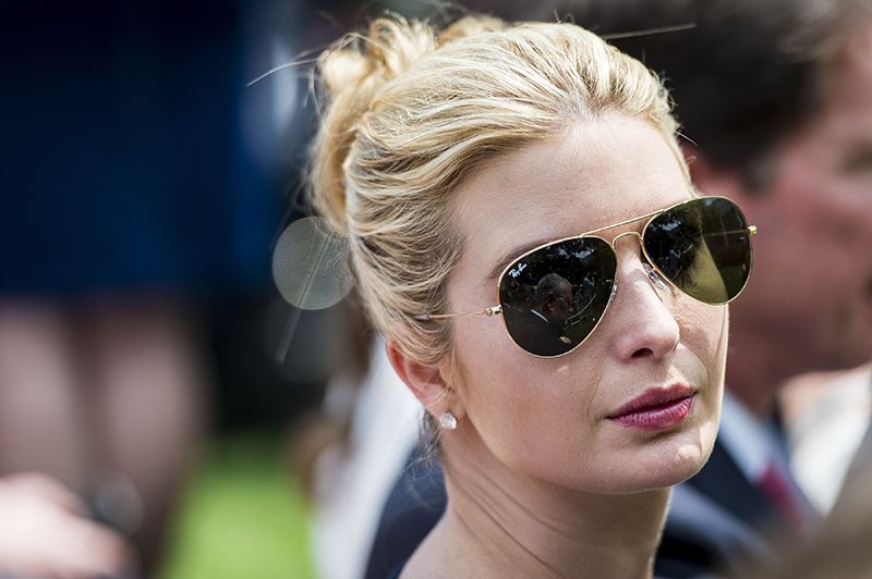Ivanka Trump arrives for a joint press conference with U.S. President Donald Trump and Japanese Prime Minister Shinzo Abe in the Rose Garden of the White House in Washington, DC, USA, June 7, 2018. (EPA Photo) 