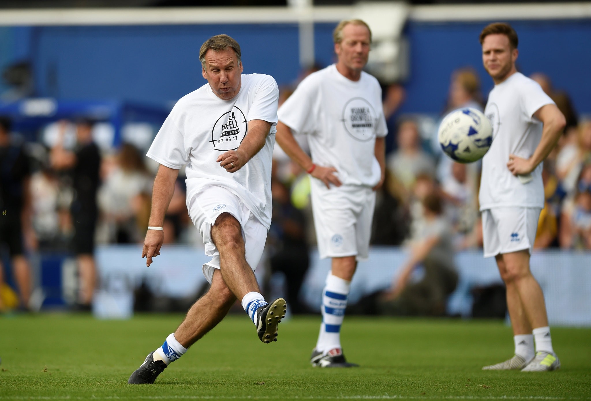Celebs play charity match to aid Grenfell fire victims