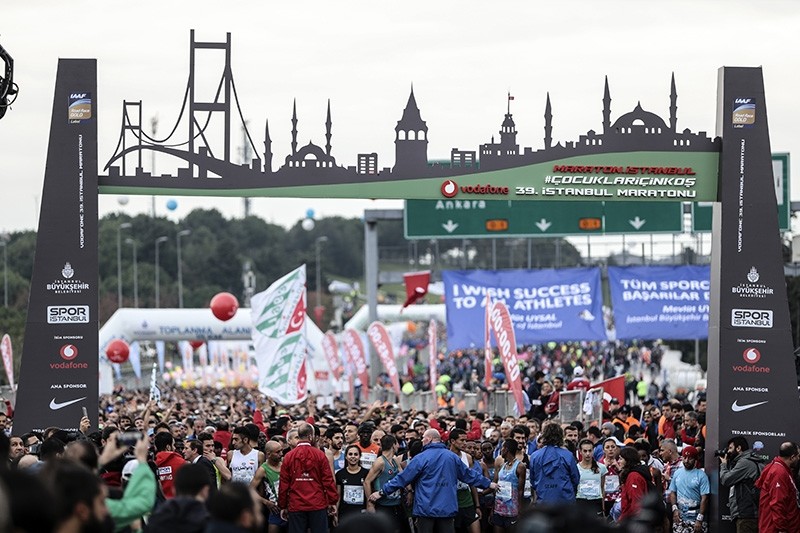 Over 100,000 runners take part in 39th Vodafone Istanbul Marathon 