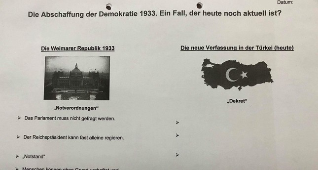 Realschüler in Ilshofen müssen Hitlers Machtergreifung mit der Türkei vergleichen