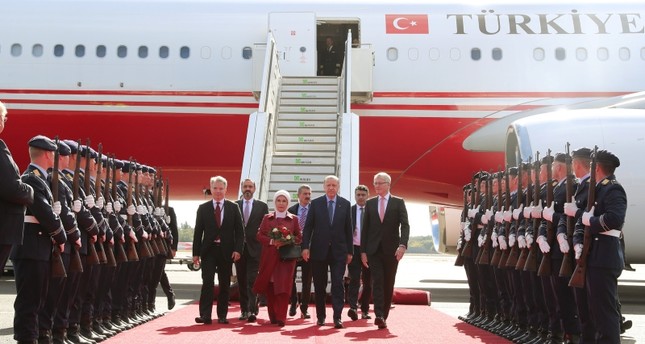 أردوغان يصل برلين في زيارة رسمية