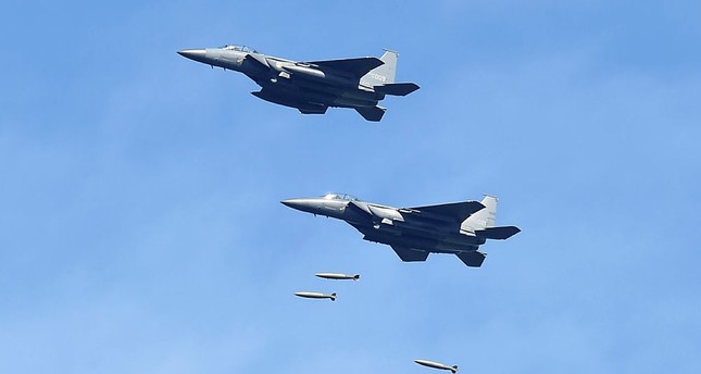 طائرات أمريكية تستعرض قوتها في سماء كوريا الجنوبية