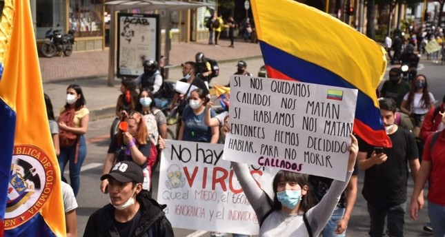 احتجاجات كولومبيا تدخل يومها العاشر