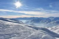 The view between Cilo and Su00fcmbu00fcl mountains in Hakkari mesmerizes adventure seekers. 