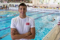 Turkey's first medalist swimmer in 50-meter breaststroke, Sakc? stays true to sport despite near-drowning experience. (AA Photo)
