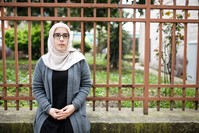 Hijazi shared a  damp,  bug-filled 6 square-meter cell with seven women for 30 days. She was tortured every day, electroshocked, stripped naked and abused.