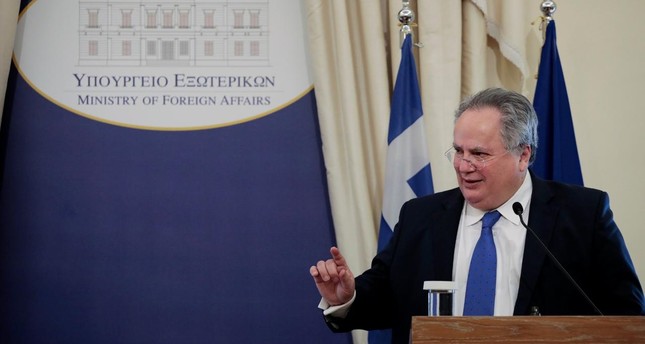 Former Greek Foreign Minister Nikos Kotzias. (Reuters Photo)