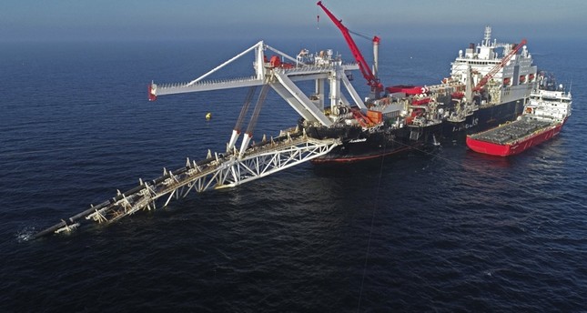 سفينة تمد خطوط الغاز الطبيعي في بحر البلطيق