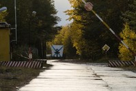A view shows an entrance checkpoint of a military garrison located near the village of Nyonoksa in Arkhangelsk Region, Russia Oct. 7, 2018 (Reuters Photo)