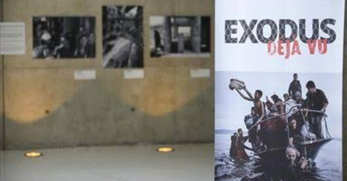 The photo exhibition brings together works of 12 photojournalists. ( AA Photo)