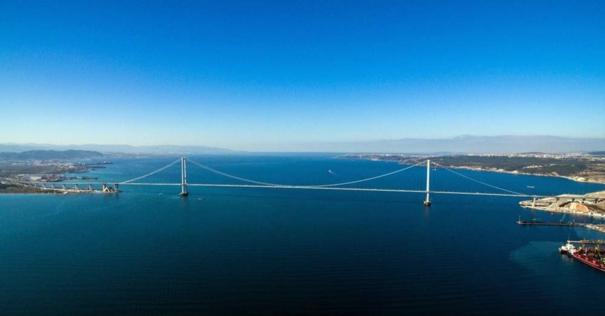 Yavuz Sultan Selim Bridge, the third bridge on the Bosporus connecting Asia and Europe, was inaugurated on Aug. 26, 2016. (?HA Photo)