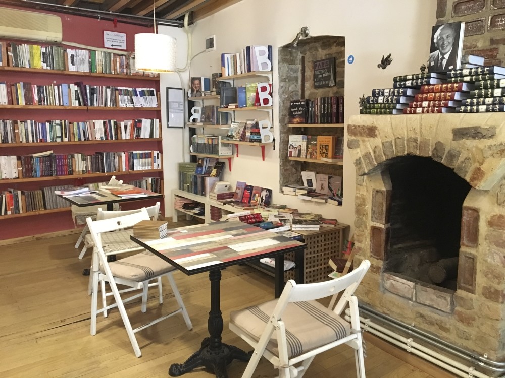 The library at the bookstore has a collection of Arabic and Turkish literature for all ages, as a house of wisdom dedicated to  translation and community.