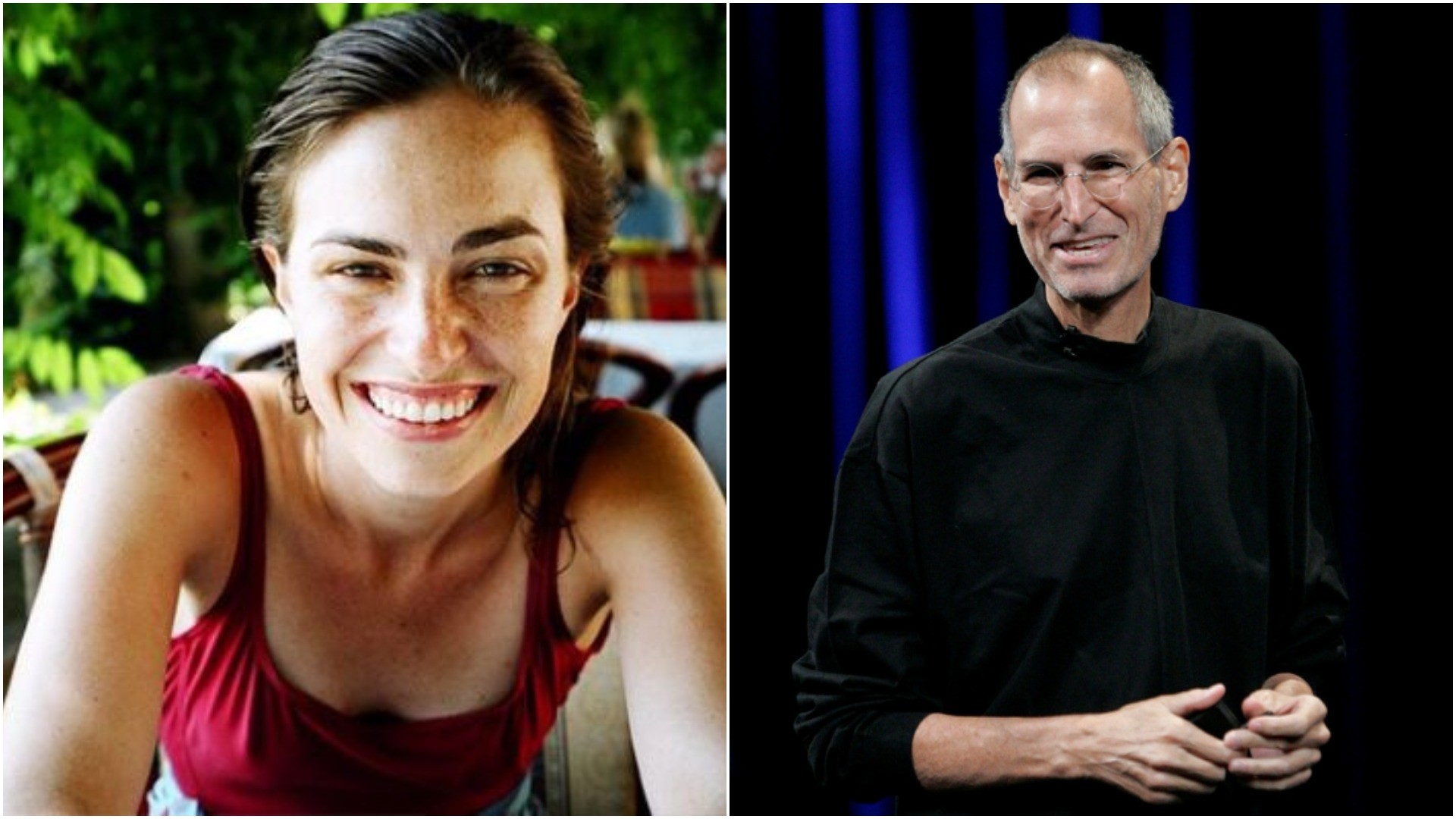 Lisa Brennan-Jobs and Steve Jobs. (Photos: Facebook/REUTERS)