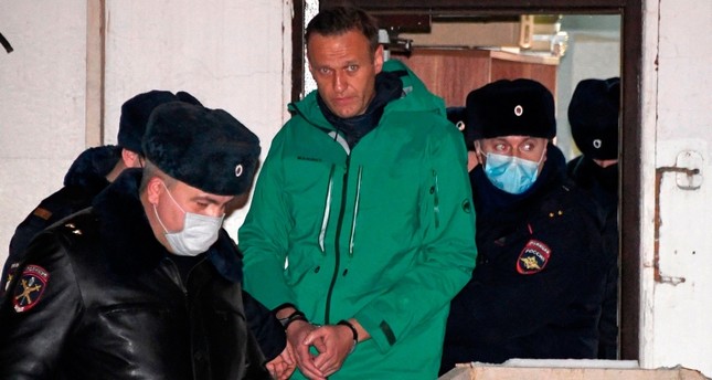 الشرطة الروسية تقبض على المعارض أليكسي نافالني لدى وصوله موسكو قادما من ألمانيا وكالة الأنباء الفرنسية