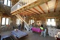 The stone houses of Aegean villages offer a break from the chaos of urban life.