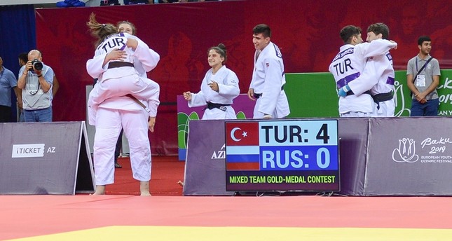 المنتخب التركي للجودو يحرز ذهبيتين في مهرجان الشباب الأولمبي الأوروبي